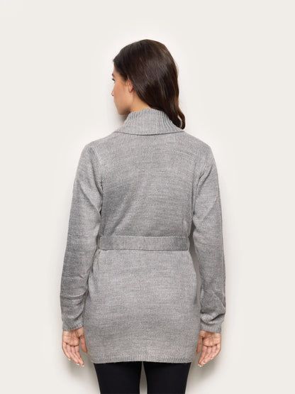 Yamamay_Medium Melange Grey_Easy Living Wool Cardigan_ACDD184003_152_04