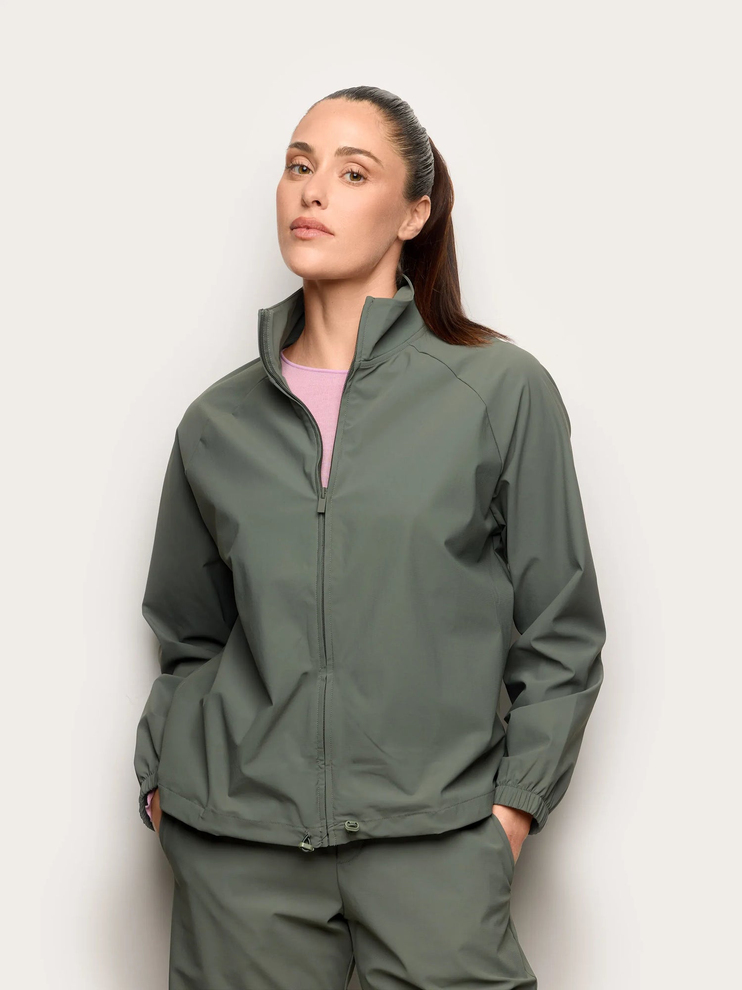 Yamamay_Hunter Green_Jacket - Easy Travel_ACDD191001_115_01
