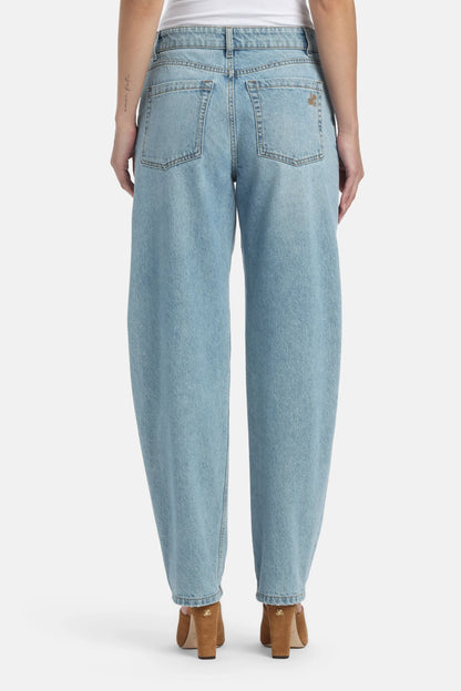 Luisa Spagnoli Denim Chiaro Women Agello - Barrel-Leg Jeans SKU: AGELLO_1277 Image 02