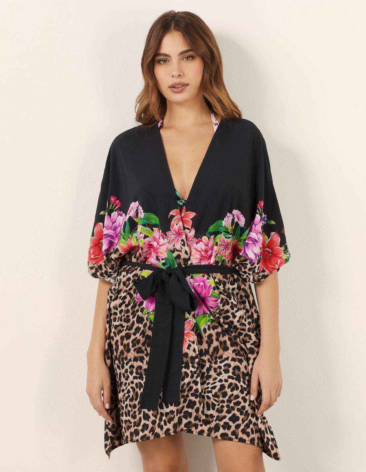 Yamamay_Marianna Open Viscose Kaftan with Double Print_AKAD182005_128_01