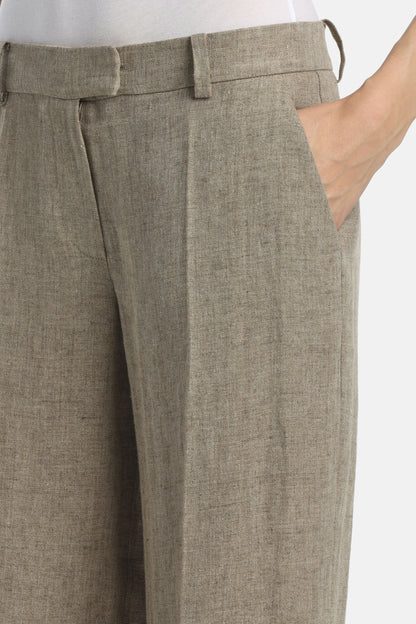 Luisa Spagnoli Pietra Women Allegria - Linen Pants SKU: ALLEGRIA_1121 Image 03