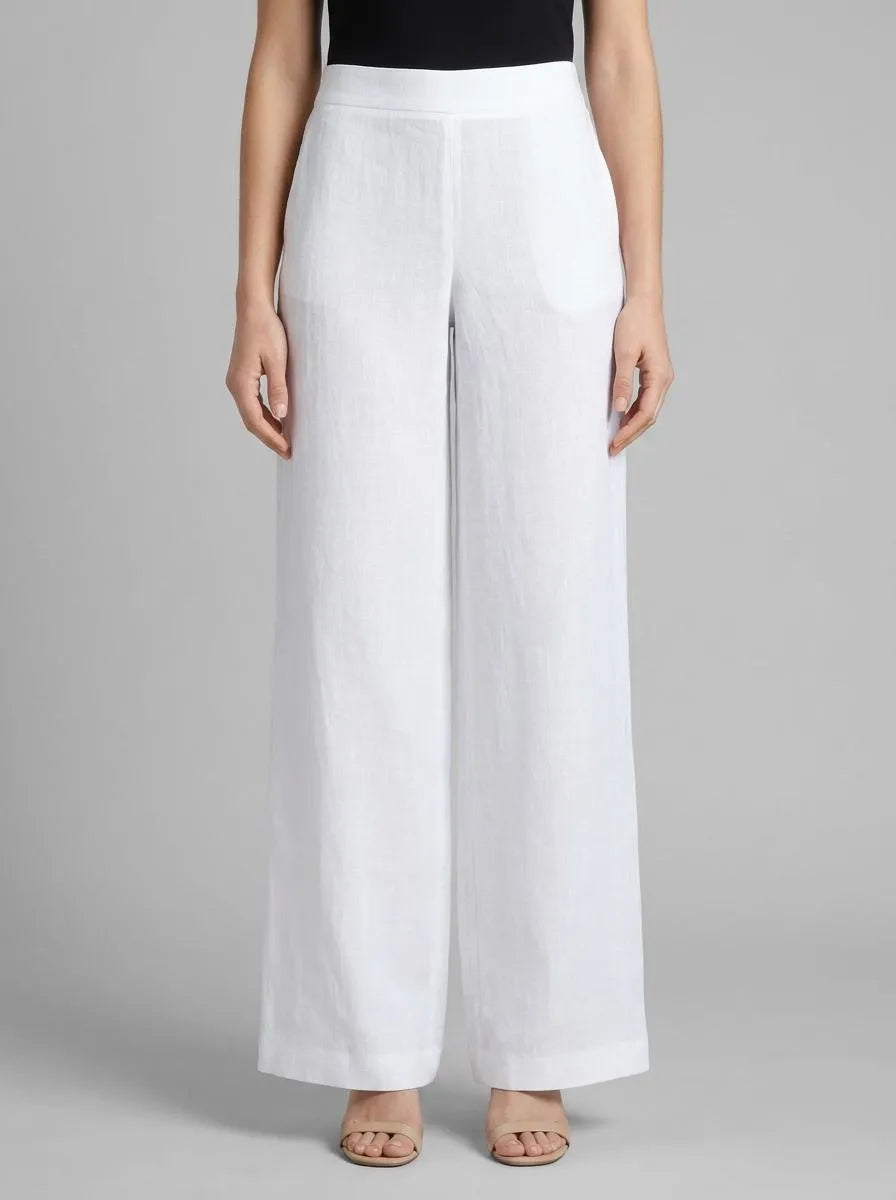 Luisa Spagnoli Bianco Women Altamura - Relaxed Pants SKU: ALTAMURA_0201 Image 00