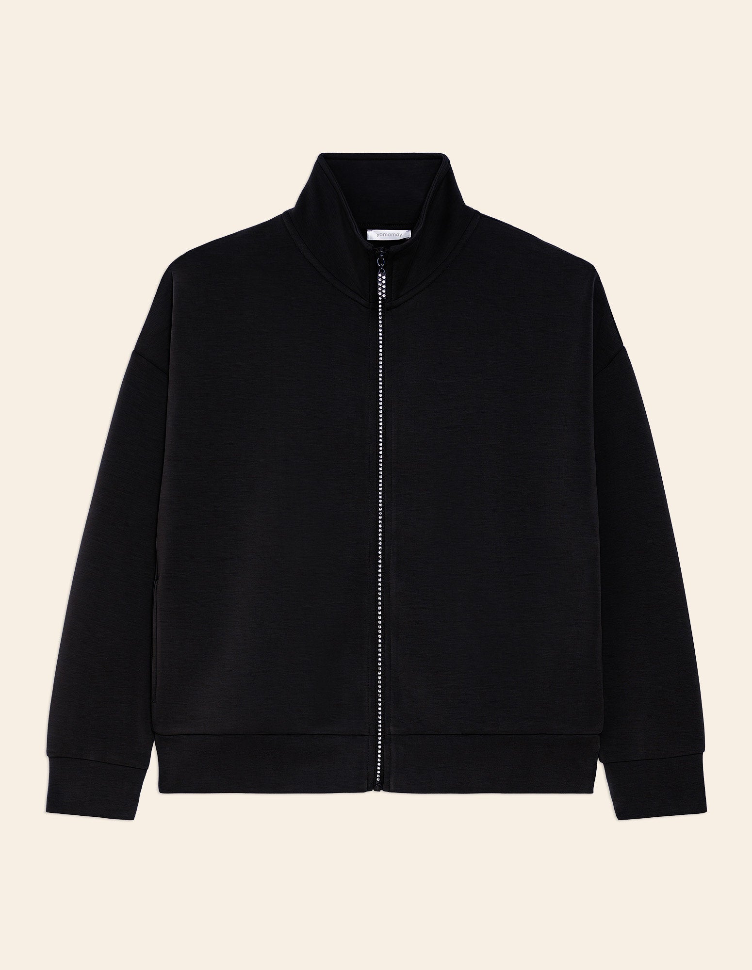 Yamamay_Fitness Lux Zip-Up Sports Sweatshirt_AMAD181007_072_06