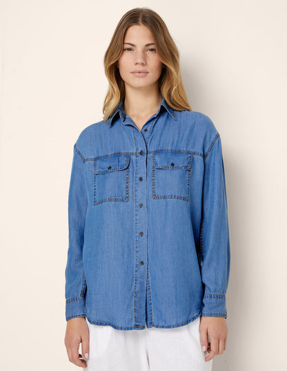 Yamamay_Denim Long-Sleeved Shirt_AMAD181010_038_02