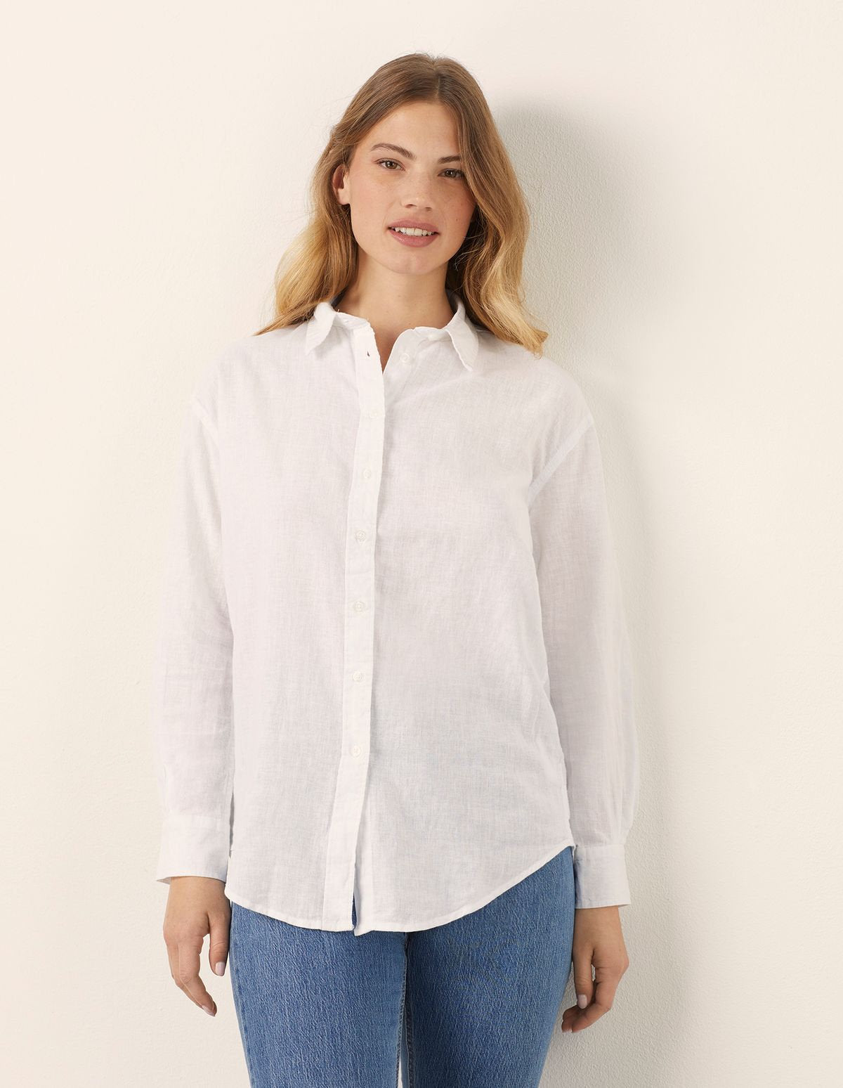 Yamamay_Cotton &amp; Linen Long-Sleeved Shirt_AMAD181011_015_01