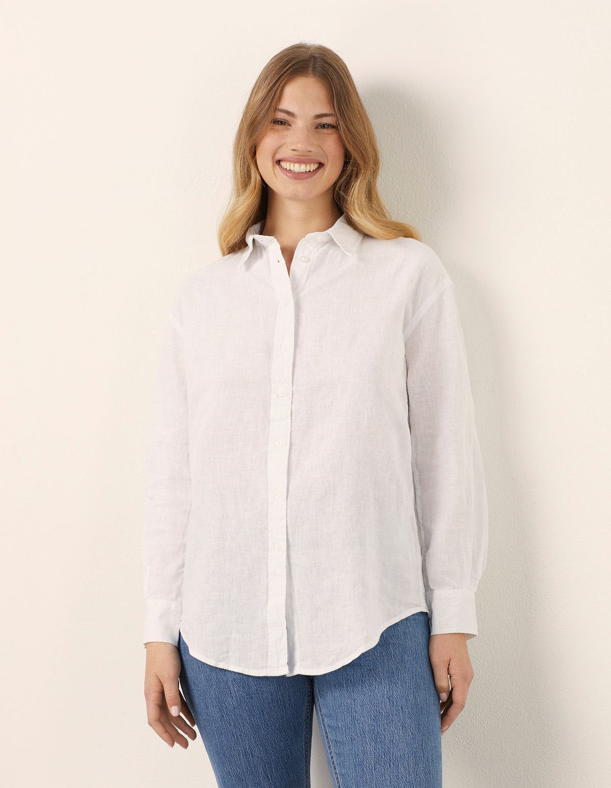 Yamamay_Cotton &amp; Linen Long-Sleeved Shirt_AMAD181011_015_02