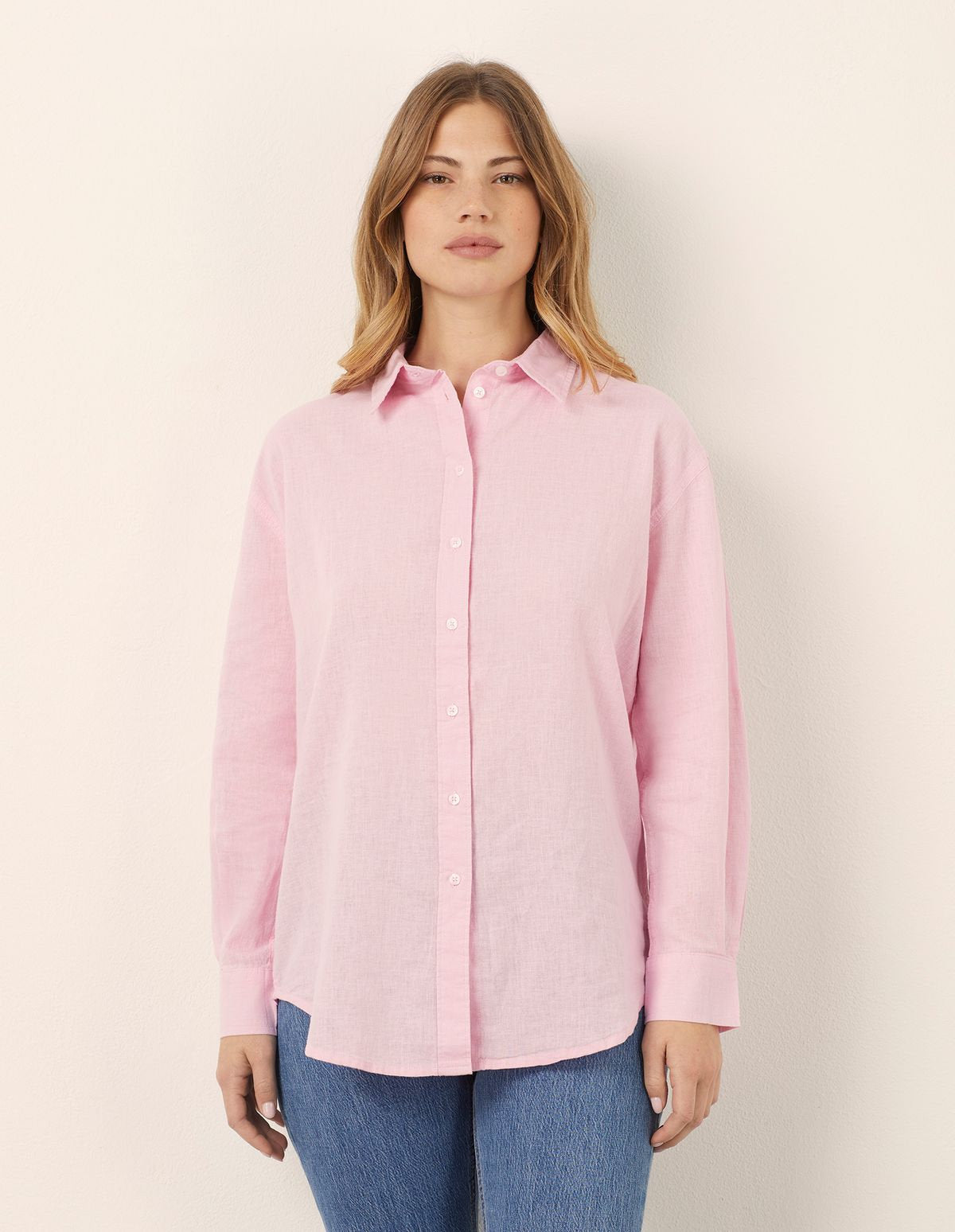 Yamamay_Cotton &amp; Linen Long-Sleeved Shirt_AMAD181011_086_02