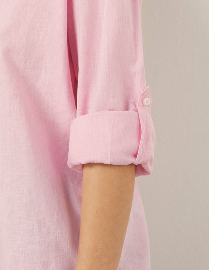 Yamamay_Cotton &amp; Linen Long-Sleeved Shirt_AMAD181011_086_04