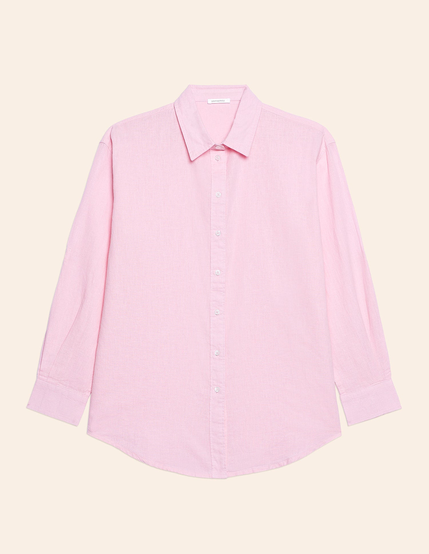 Yamamay_Cotton &amp; Linen Long-Sleeved Shirt_AMAD181011_086_05