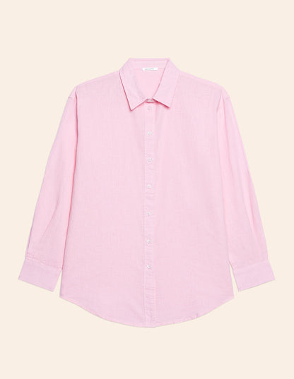 Yamamay_Cotton &amp; Linen Long-Sleeved Shirt_AMAD181011_086_05