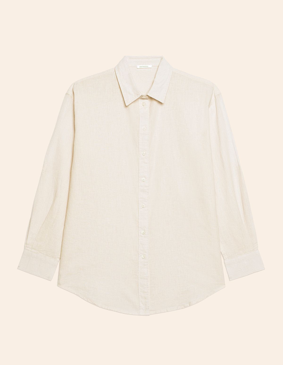 Yamamay_Cotton &amp; Linen Long-Sleeved Shirt_AMAD181011_717_05