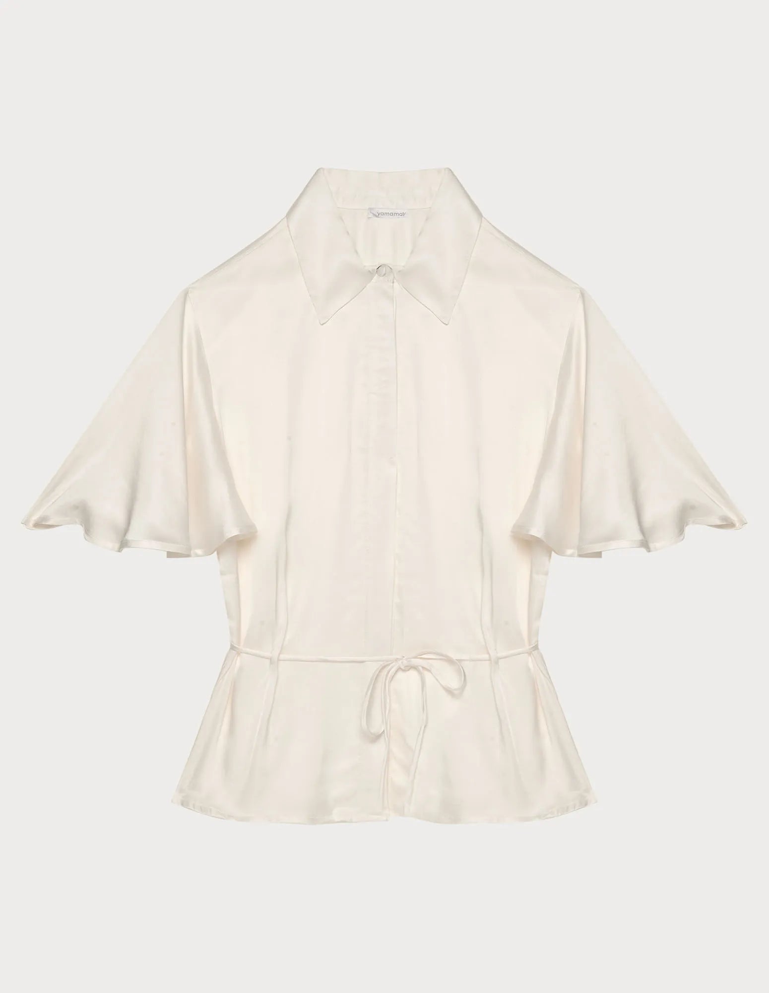 Yamamay_White_Short-Sleeve Shirt with Waist Drawstring Ð Neverending Summer_AMAD183004_014_04