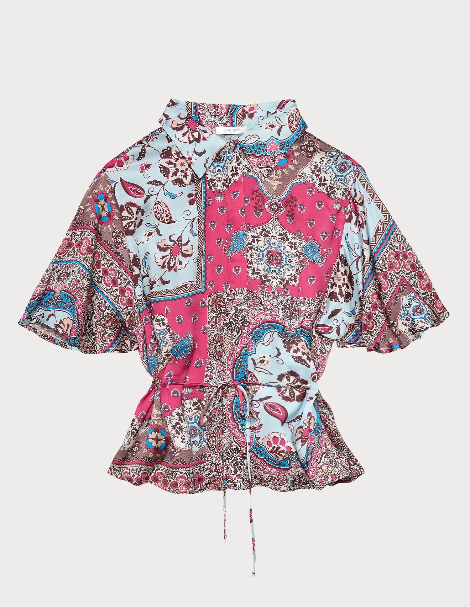 Yamamay_Printed_Short-Sleeve Shirt with Waist Drawstring Ð Neverending Summer_AMAD183004_128_05