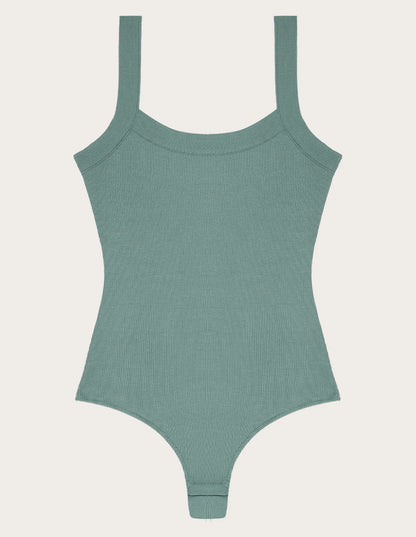 Yamamay_Sage Green_Tank-Style Bodysuit Ð Daily Rib_AMAD183005_120_05