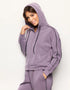 Yamamay_Dark Mauve_Open WomenÕS Sweatshirt with Tencelª Modal Ð Easy Living_AMAD183007_063_01