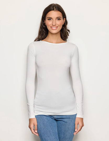 Yamamay_Silk_Boat-Neck Top in Tencelª Modal Ð Modal/Silk Basic_AMAD183008_096_02