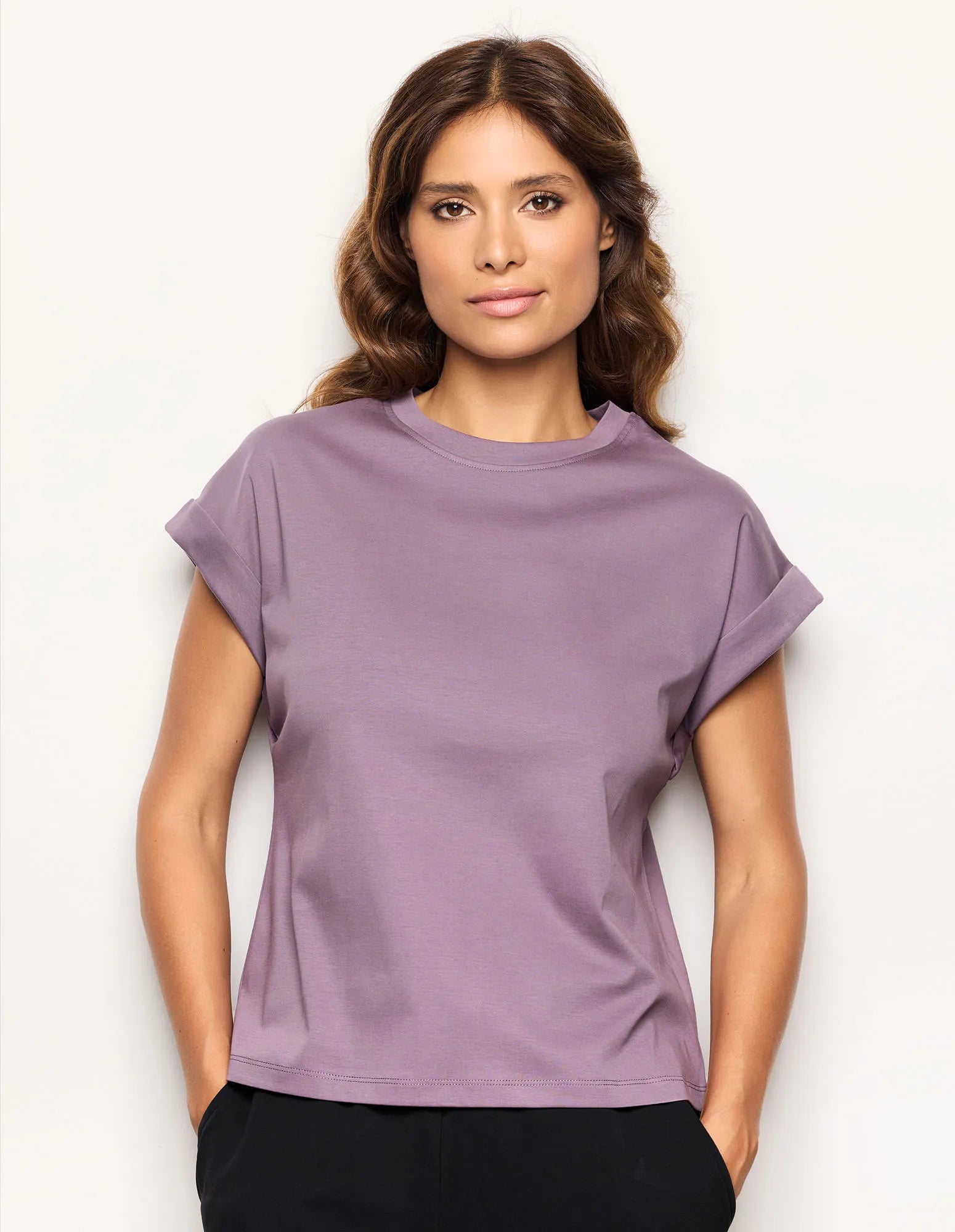 Yamamay_Dark Mauve_Top with Tencelª Modal Ð Easy Living_AMAD183015_063_01