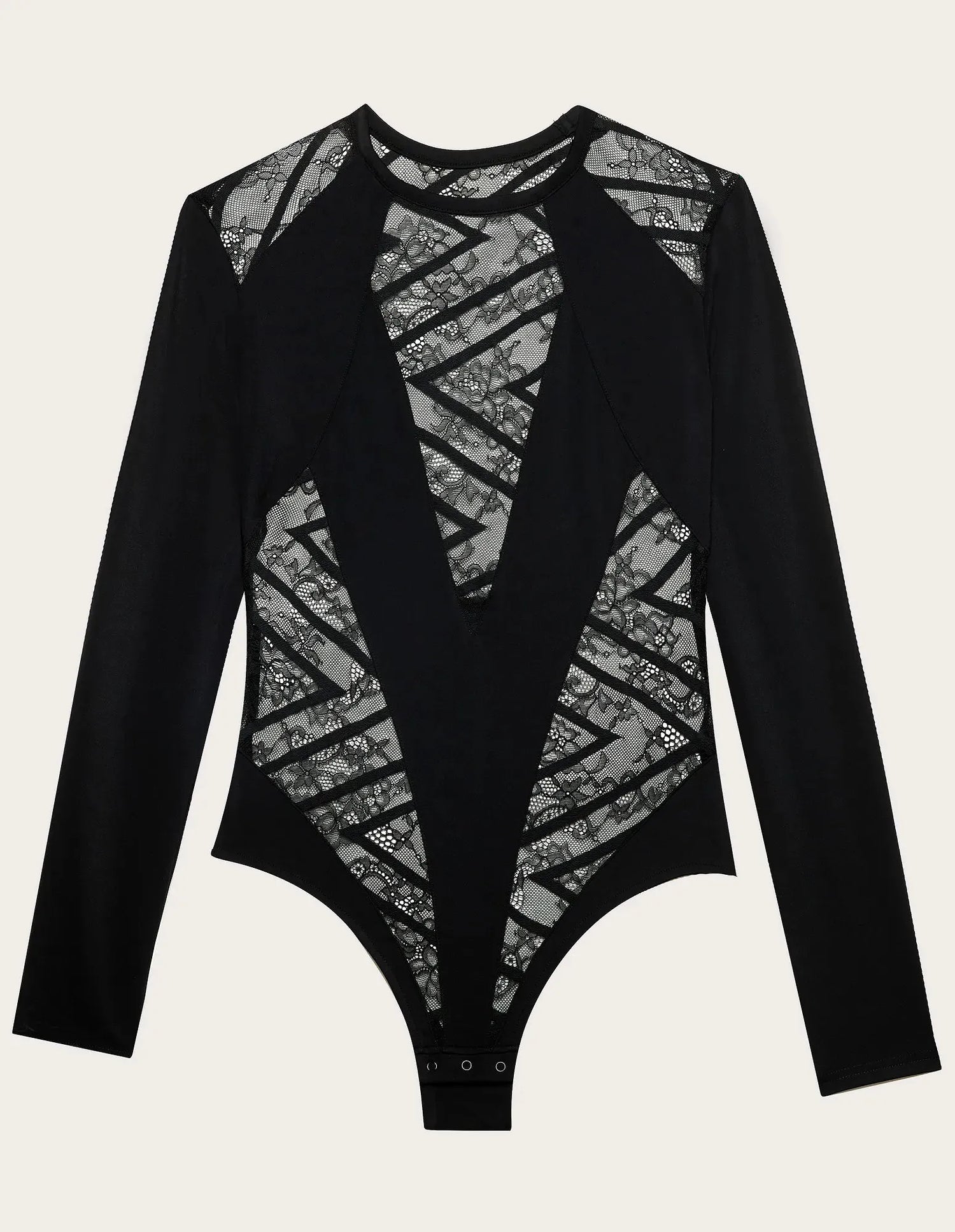 Yamamay_Black_Evening Bodysuit with Lace Ð Sensual Cuts_AMAD183020_072_06