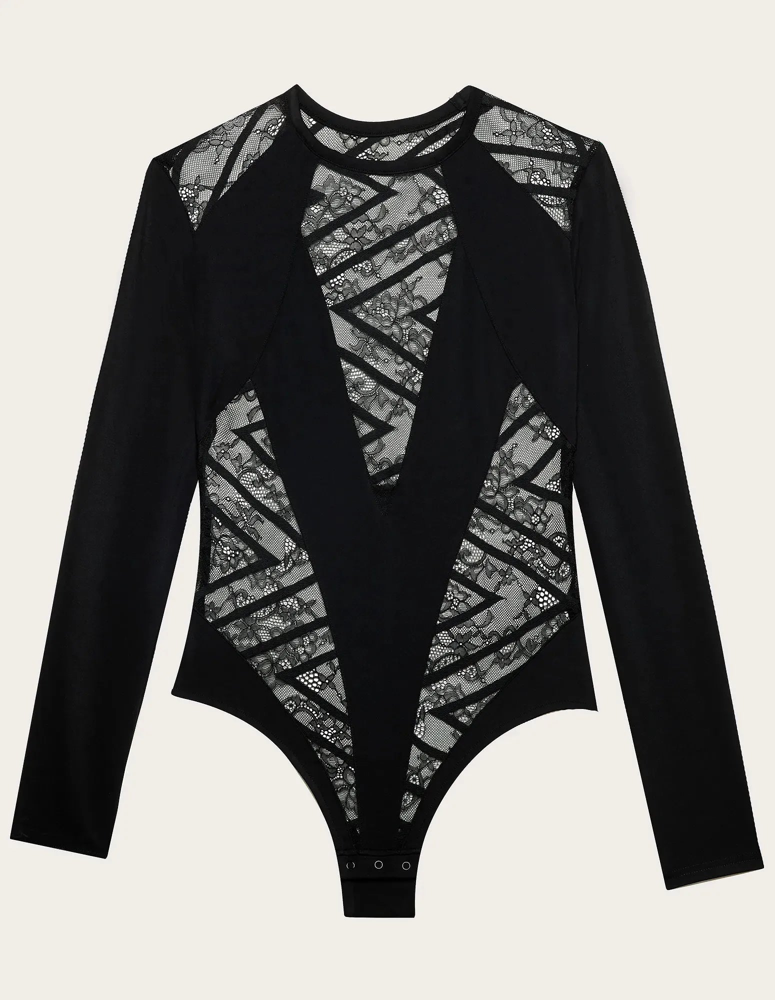 Yamamay_Black_Evening Bodysuit with Lace Ð Sensual Cuts_AMAD183020_072_06