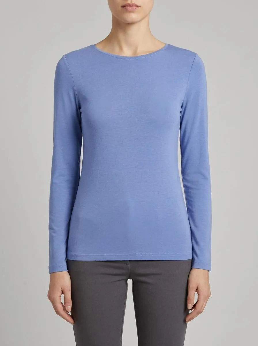 Yamamay_Denim_T-Shirt - Basic Modal/Silk_AMAD191003_038_00
