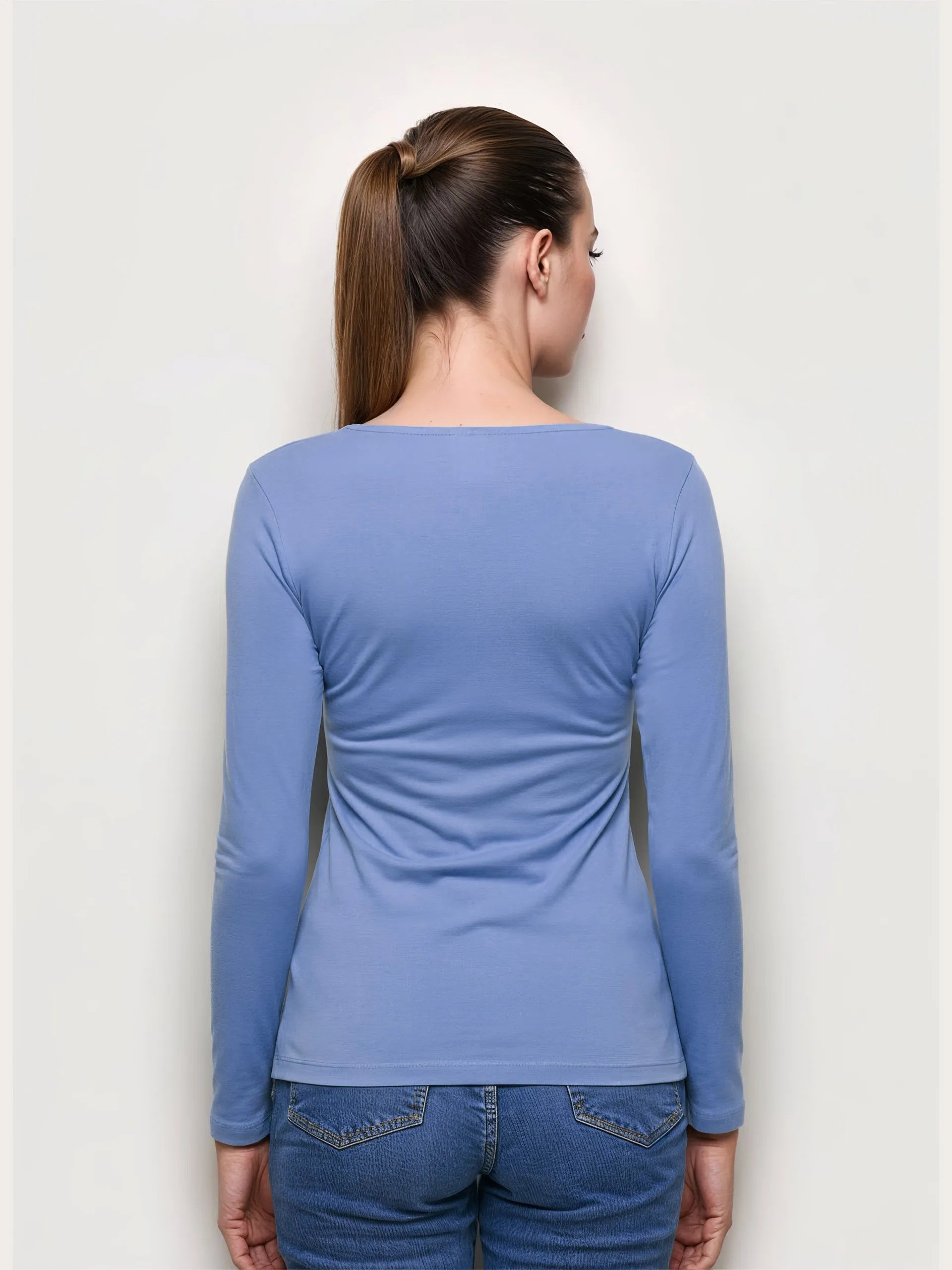 Yamamay_Denim_T-Shirt - Basic Modal/Silk_AMAD191003_038_02