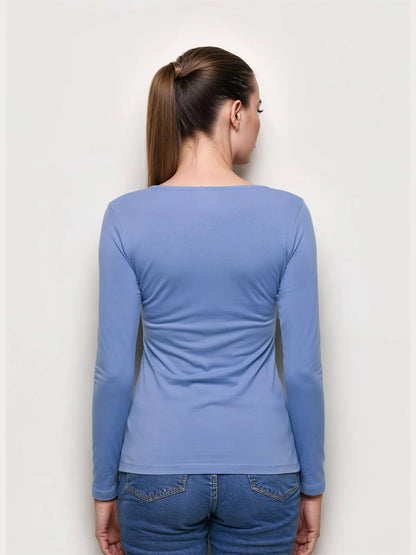 Yamamay_Denim_T-Shirt - Basic Modal/Silk_AMAD191003_038_02