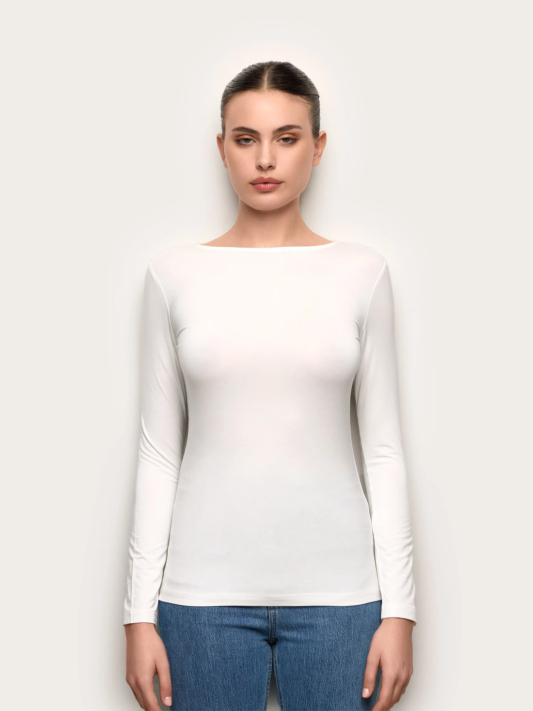 Yamamay_Silk_T-Shirt - Basic Modal/Silk_AMAD191003_096_01
