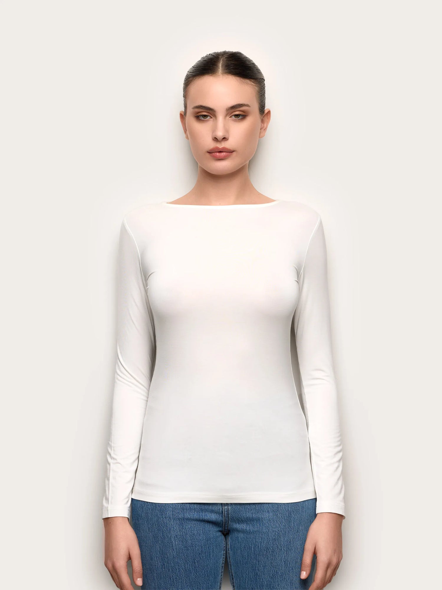Yamamay_Silk_T-Shirt - Basic Modal/Silk_AMAD191003_096_01