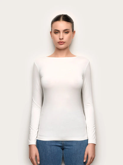 Yamamay_Silk_T-Shirt - Basic Modal/Silk_AMAD191003_096_01