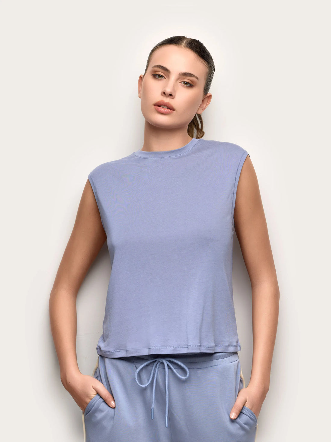 Yamamay_Avio Blue_T-Shirt - Easy Living_AMAD191006_019_01