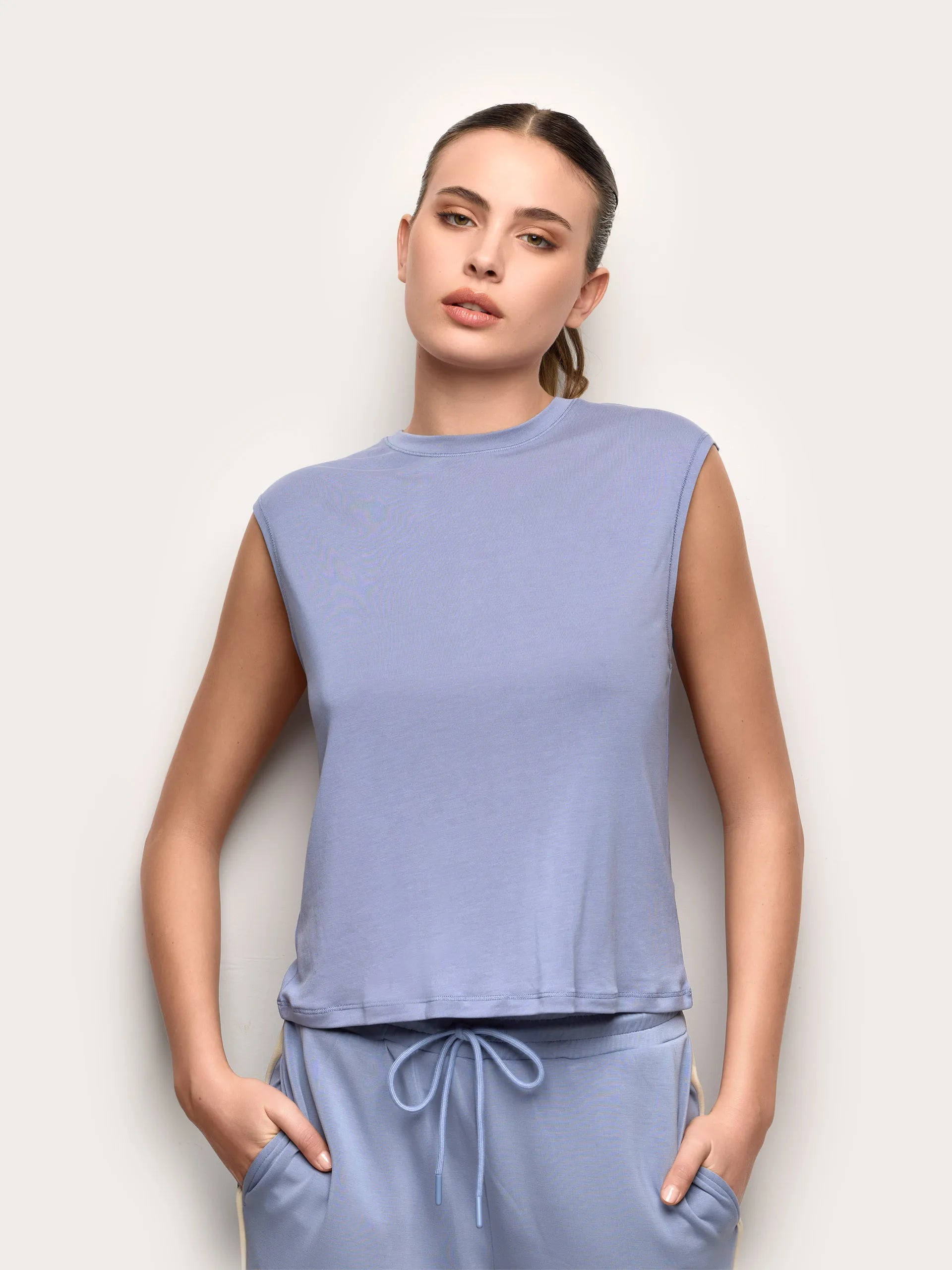 Yamamay_Avio Blue_T-Shirt - Easy Living_AMAD191006_019_01