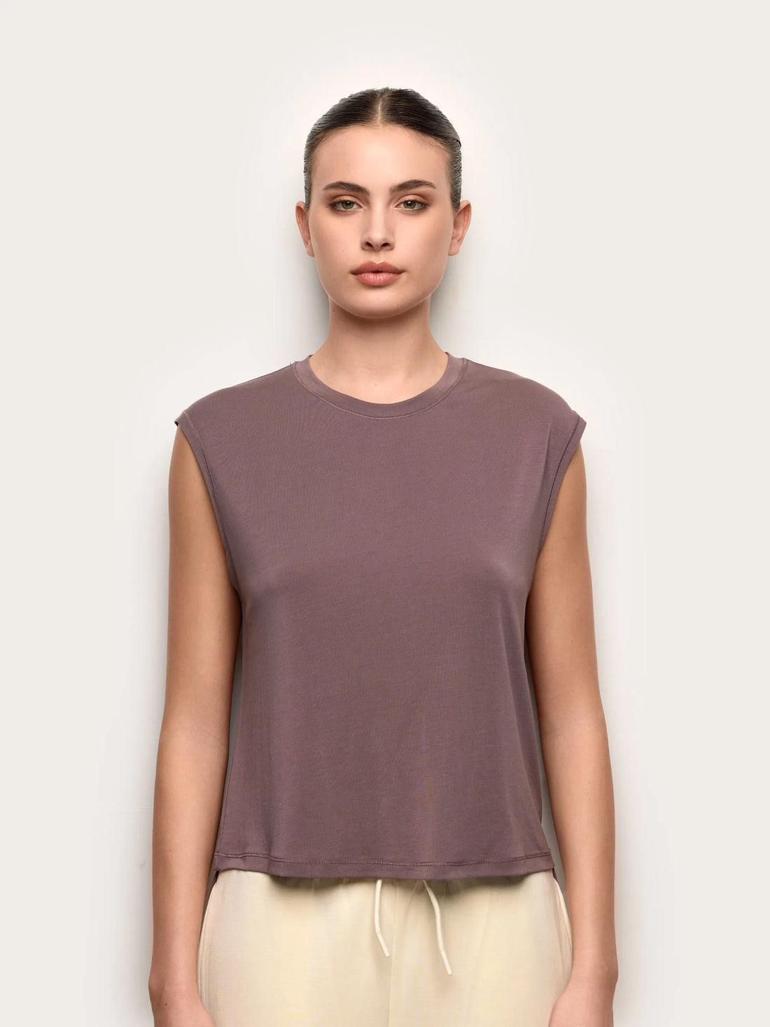 Yamamay_Mud Beige_T-Shirt - Easy Living_AMAD191006_795_02