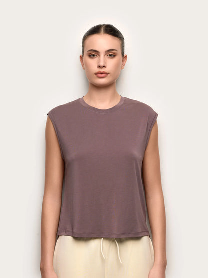 Yamamay_Mud Beige_T-Shirt - Easy Living_AMAD191006_795_02