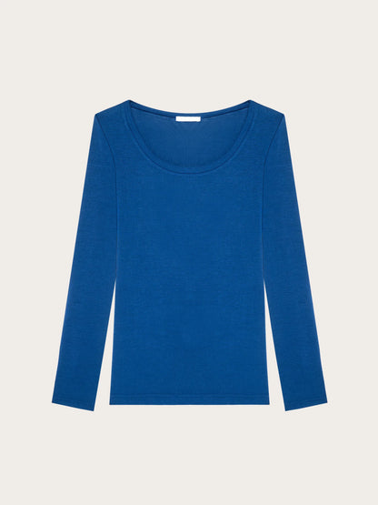 Yamamay BLACK Women Long-Sleeve Decolte-Neck T-Shirt - Basic Cashmere SKU: AMAD193004_215 Image 05