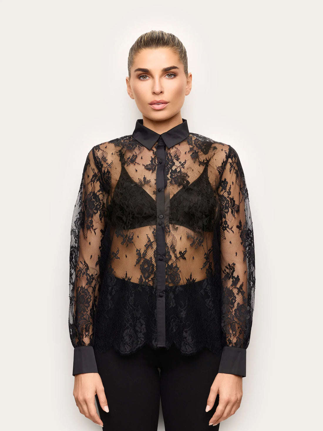 Yamamay BLACK Women Blouse - Must Have SKU: AMAD193017_072 Image 02