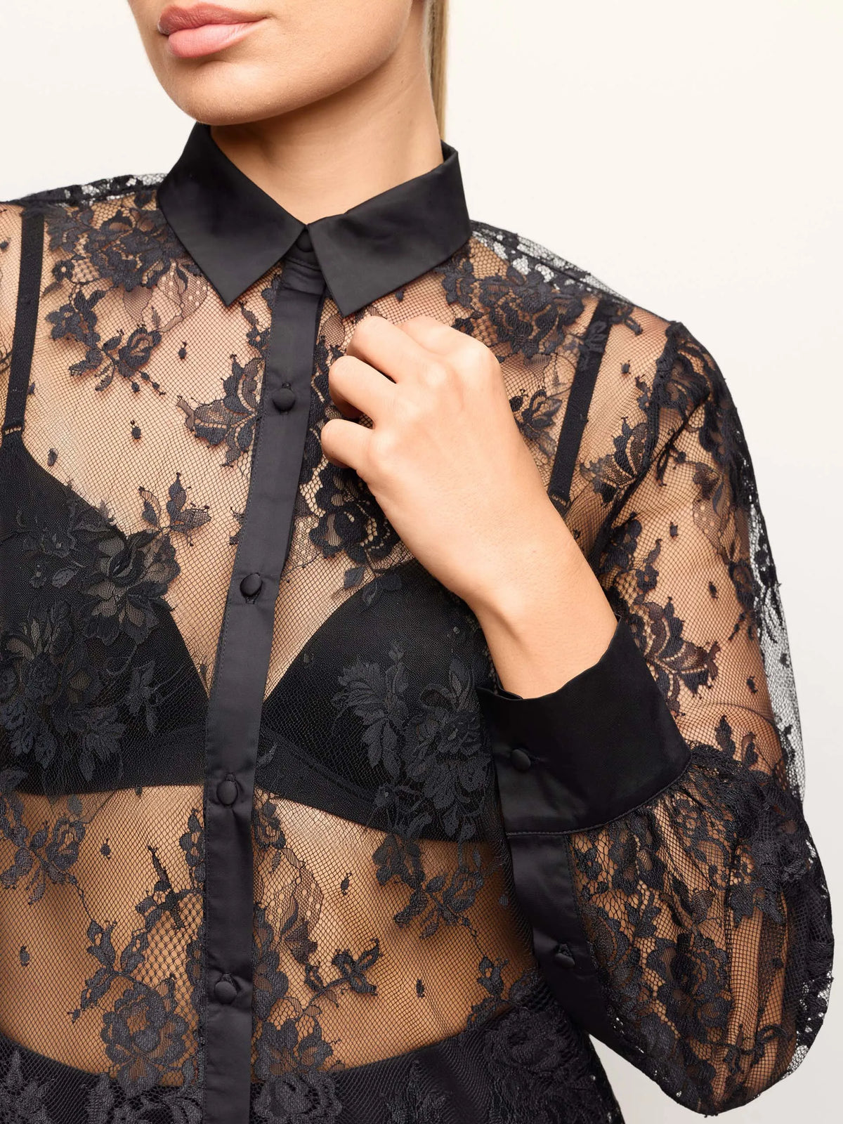 Yamamay BLACK Women Blouse - Must Have SKU: AMAD193017_072 Image 03