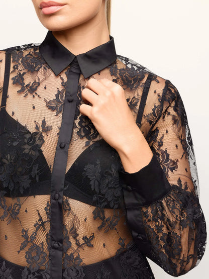 Yamamay BLACK Women Blouse - Must Have SKU: AMAD193017_072 Image 03