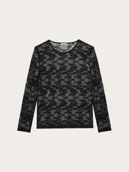Yamamay BLACK Women Long-Sleeve T-Shirt - Must Have SKU: AMAD193019_072 Image 05