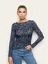 Yamamay ANIMALIER Women Long-Sleeve Boat-Neck T-Shirt - Basic Cashmere SKU: AMAD193020_933 Image 01