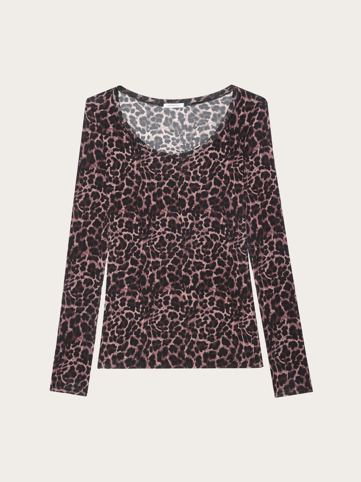 Yamamay ANIMALIER Women Long-Sleeve Decolte-Neck T-Shirt - Basic Cashmere SKU: AMAD193021_282 Image 05