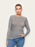 Yamamay CHOCOLATE Women Long-Sleeve T-Shirt - Light Cashmere Rib SKU: AMAD193023_153 Image 01