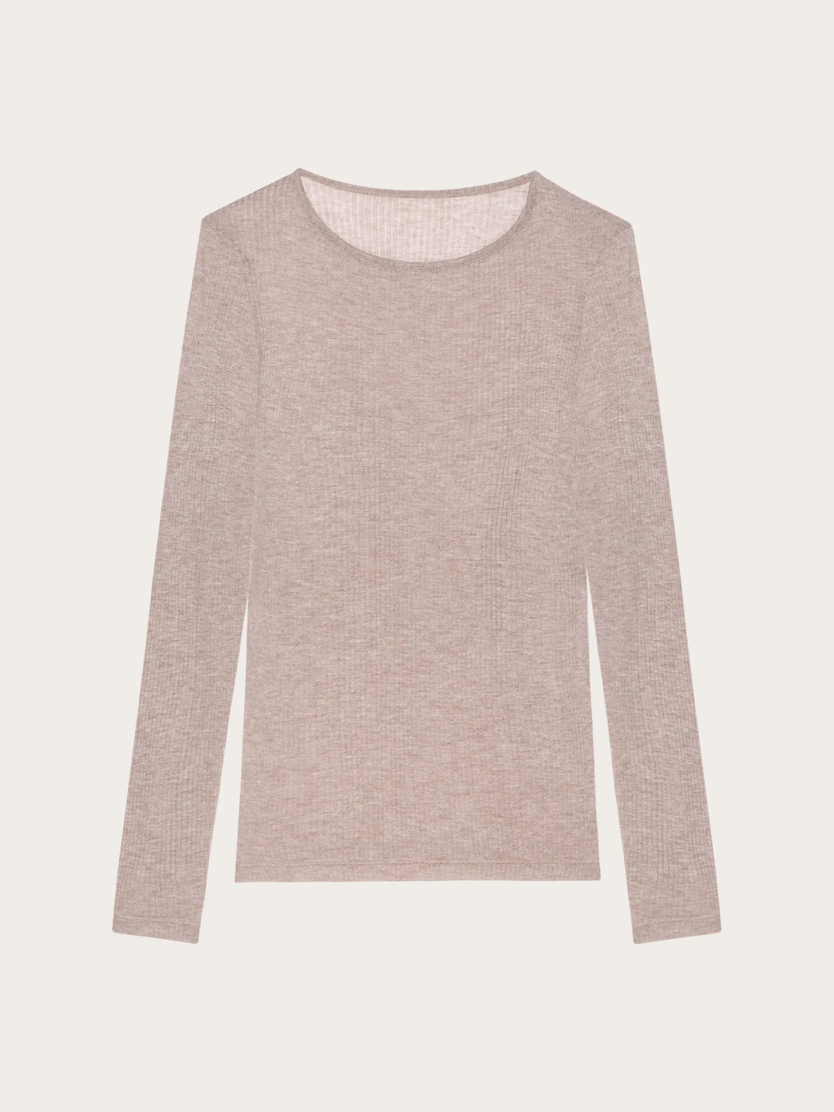 Yamamay CHOCOLATE Women Long-Sleeve T-Shirt - Light Cashmere Rib SKU: AMAD193023_285 Image 05