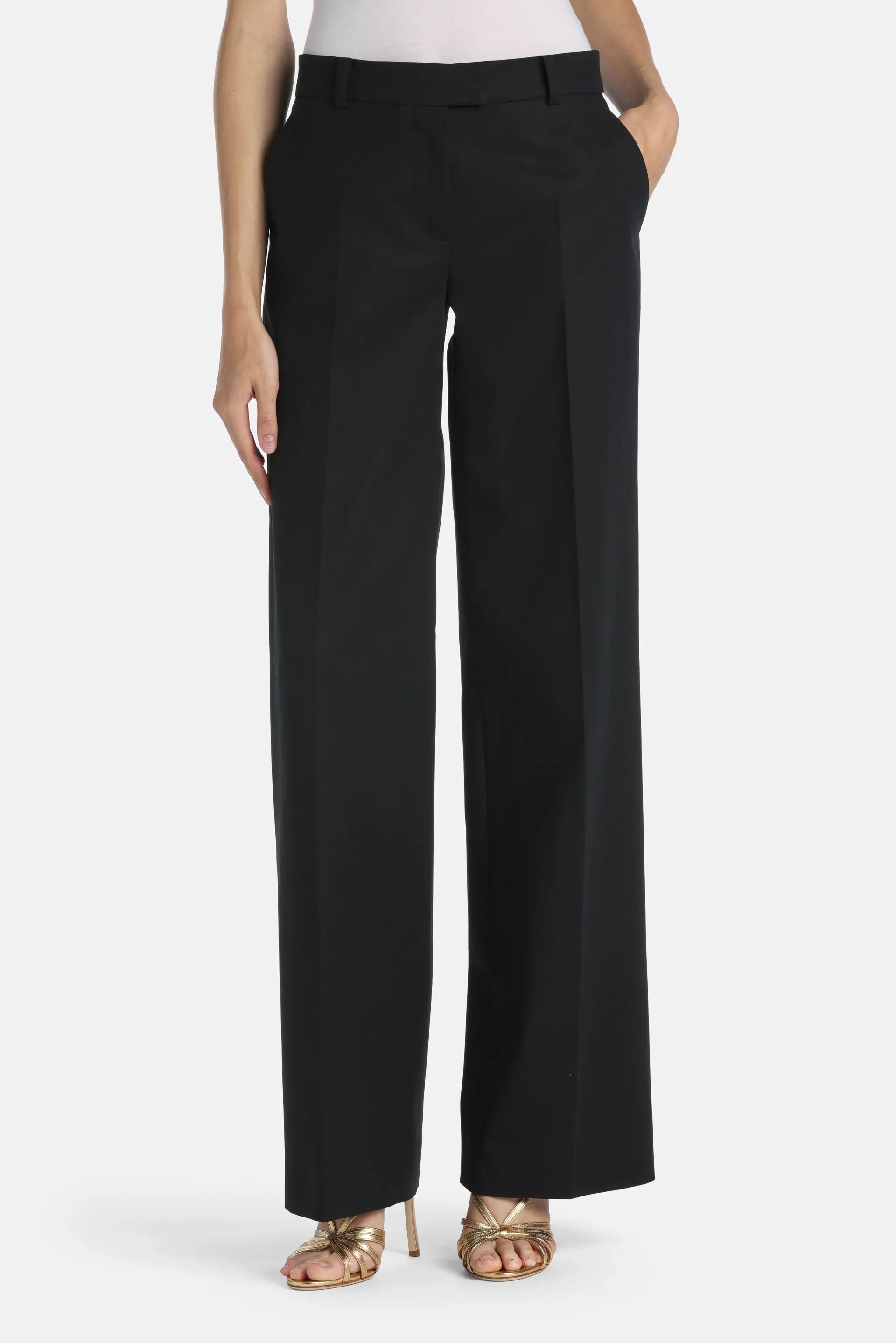 Luisa Spagnoli Nero Women Amatrice - Classic Pants - Fashion Show SKU: AMATRICE_0101 Image 01