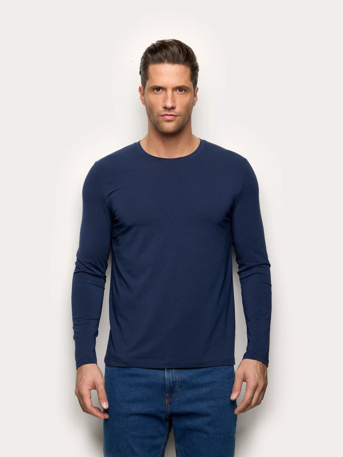 Yamamay_Night Blue_T-Shirt - Modal/Cotton/Silk_AMAU191001_024_02