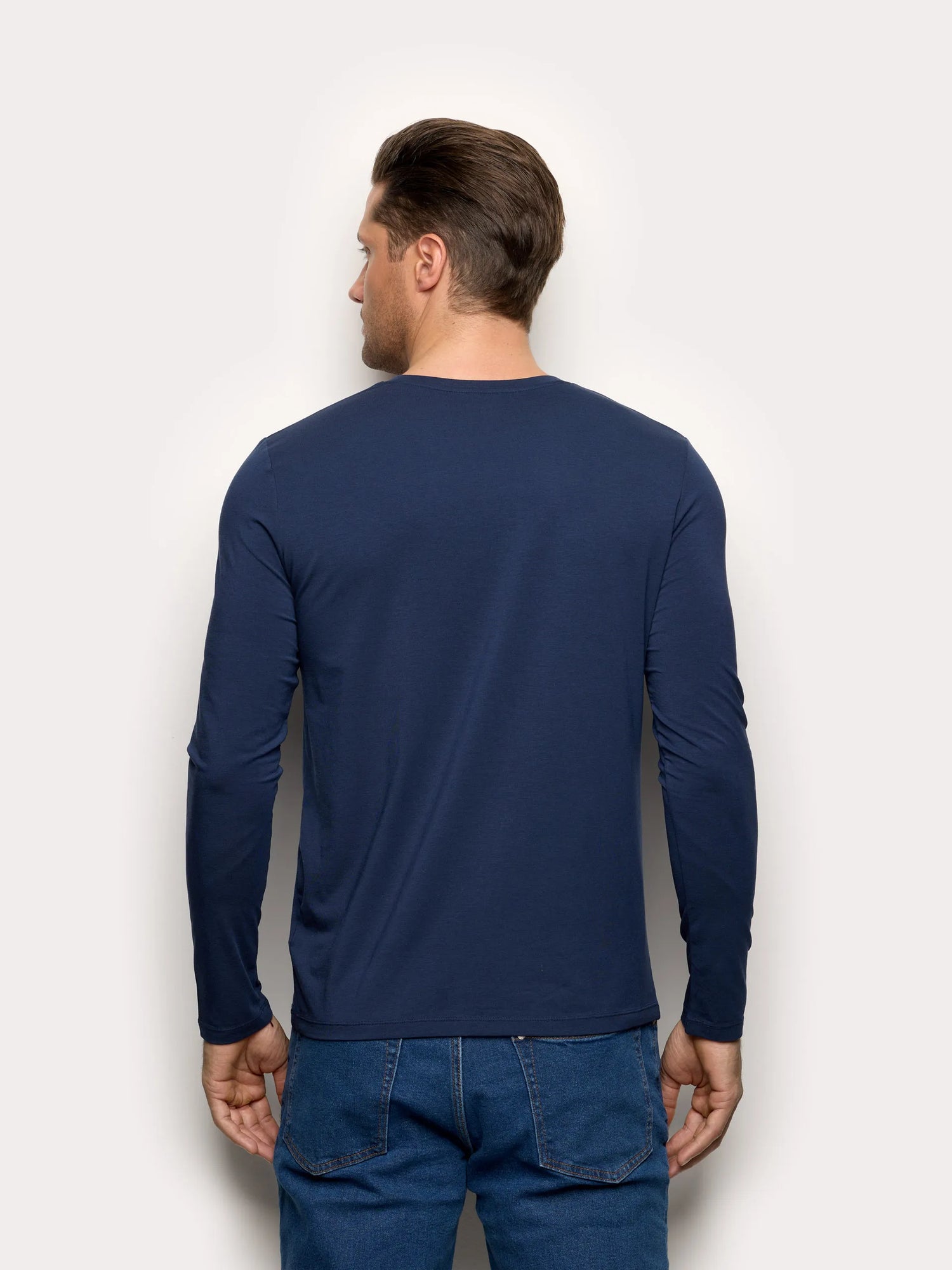 Yamamay_Night Blue_T-Shirt - Modal/Cotton/Silk_AMAU191001_024_04
