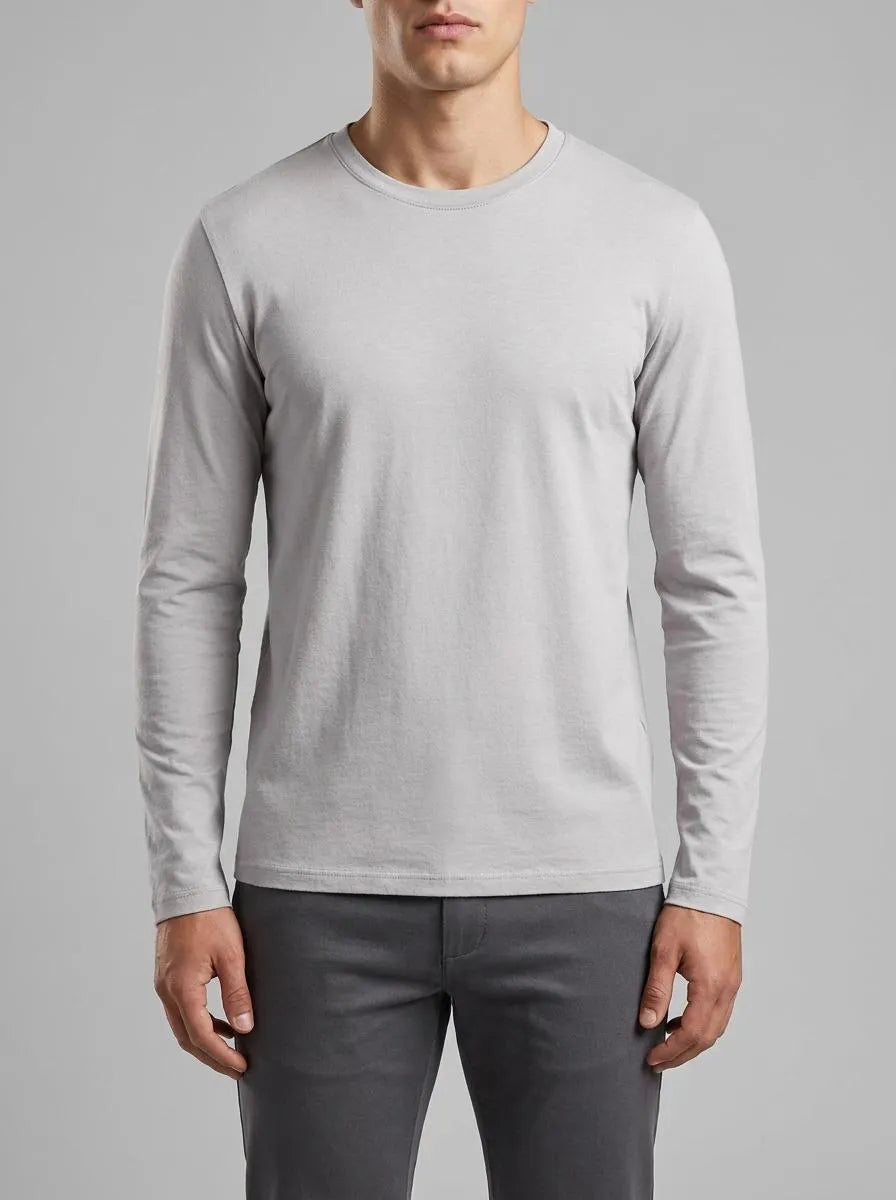 Yamamay_Light Grey_T-Shirt - Modal/Cotton/Silk_AMAU191001_052_00