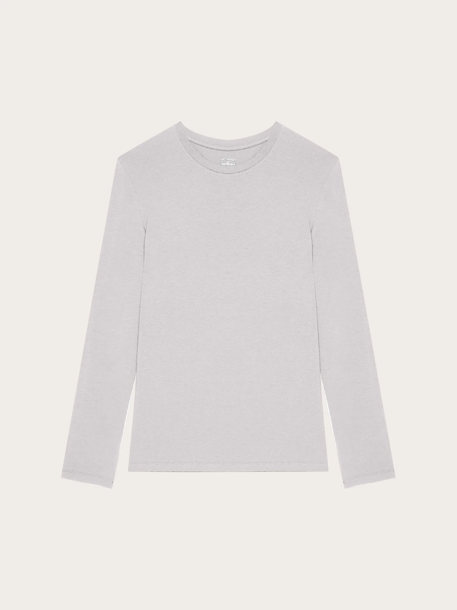 Yamamay_Light Grey_T-Shirt - Modal/Cotton/Silk_AMAU191001_052_05