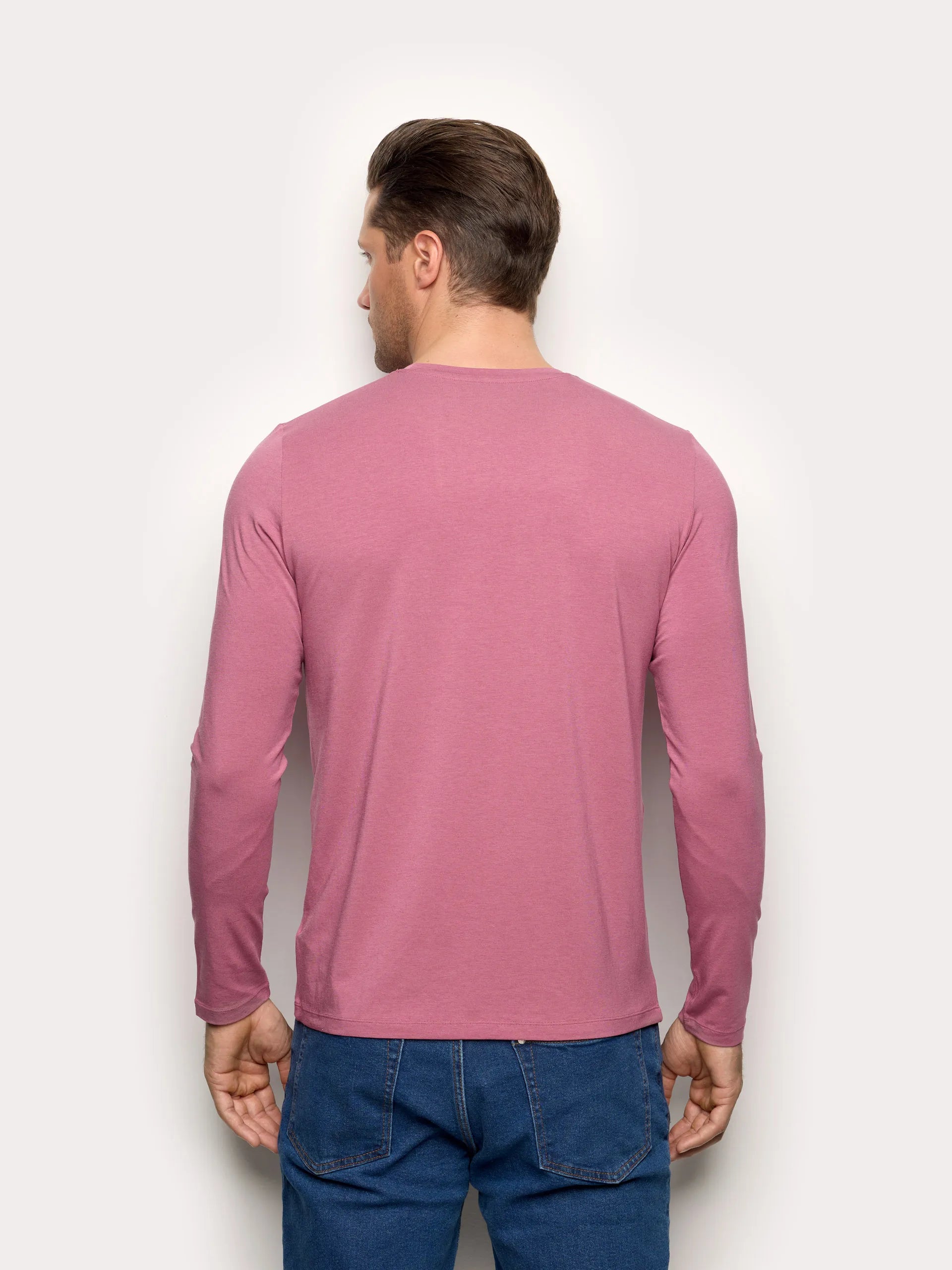 Yamamay_Mauve_T-Shirt - Modal/Cotton/Silk_AMAU191001_061_04