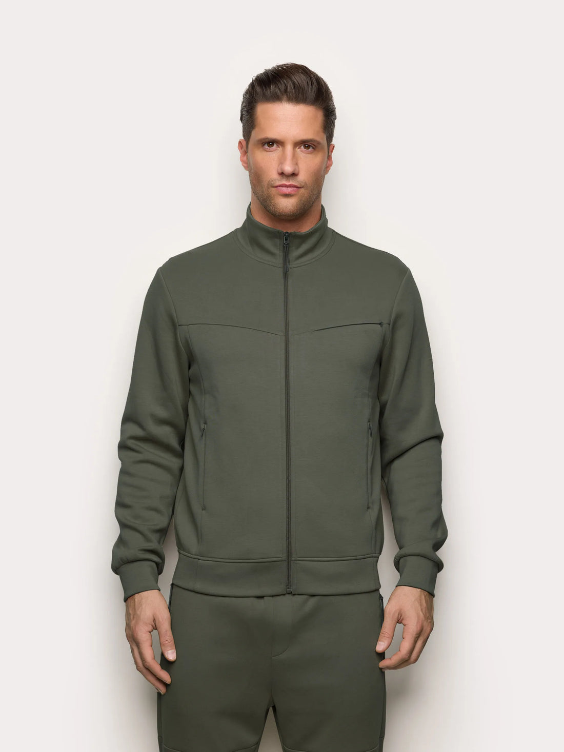 Yamamay_Hunter Green_Sweatshirt - Easy Living_AMAU191007_115_02