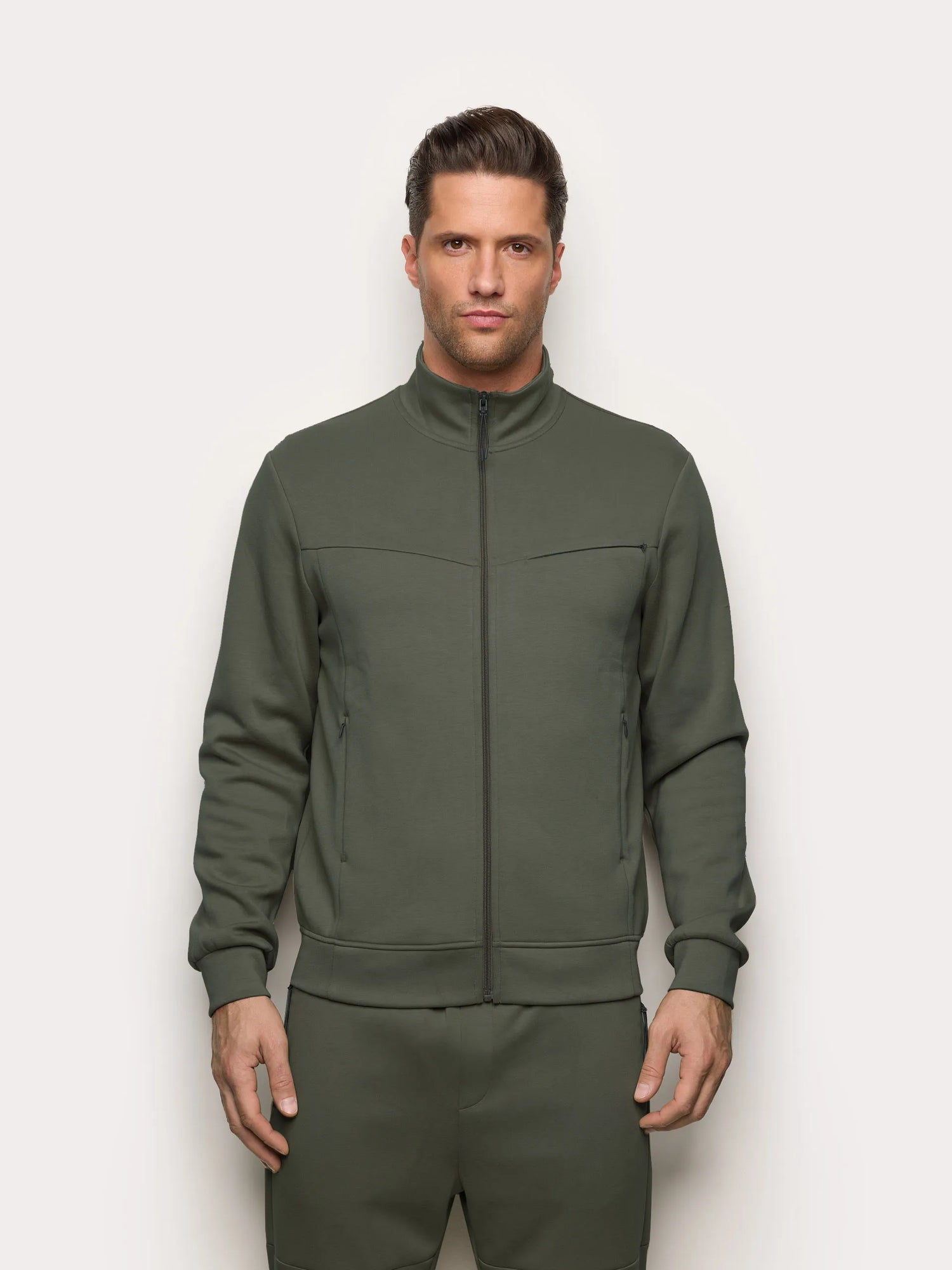 Yamamay_Hunter Green_Sweatshirt - Easy Living_AMAU191007_115_02